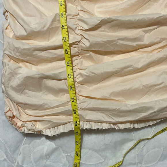 Choosy Peach Off-Shoulder Mini Dress - Picture 11 of 13